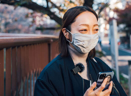 「オフィスが中目黒というのもあって、よく気分転換に歩いてます。目黒川、良いですよね」