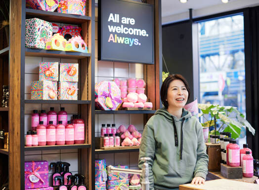 2021年5月にリニューアルオープンした「LUSH 渋谷駅前店」