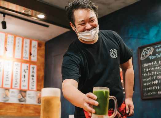 「中学校のころから料理をしていて、食べたときの皆の喜ぶ顔が好きだった。そのときから将来は食に関わりたいと思っていましたね」